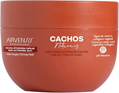 Geleia Ativadora Alta Fixação Cachos Naturais Arvensis 250g