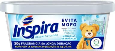 Limppano Evita Mofo Desumidificador Inspira 80G - Fragância: Memorias De Infância