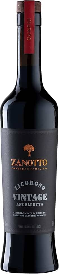VINHO TINTO LICOROSO DOCE ZANOTTO 500 ML