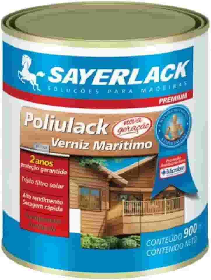 Verniz Maritimo Acetinado 900Ml Incolor Poliulack