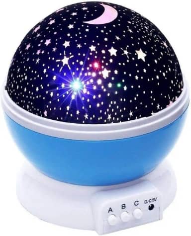 Luminária Projetor Estrelas 360º Galáxia-Abajur Star Master LED Para Quarto e Decoração - YODHE (AZUL)