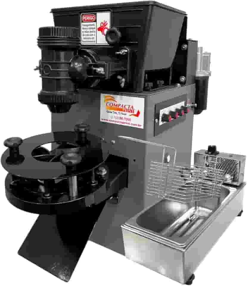 Máquina De Fazer Salgados E Doces Compacta Pop 4.0 + Fritadeira Elétrica 3 Litros - Compacta Print (110, Volts)