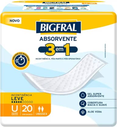 Bigfral Absorvente 20 unidades