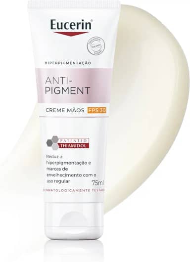 EUCERIN Creme de Mãos Clareador de Manchas 75ml, Anti-Pigment, Antimanchas, Thiamidol