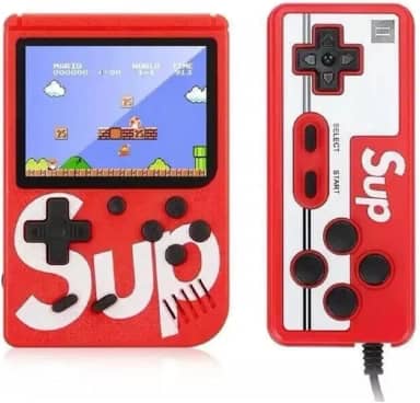 Console Portátil Retrô Sup – 400 Jogos Clássicos Anos 80 e 90 + Controle 2 Jogadores Box Game - TYDA