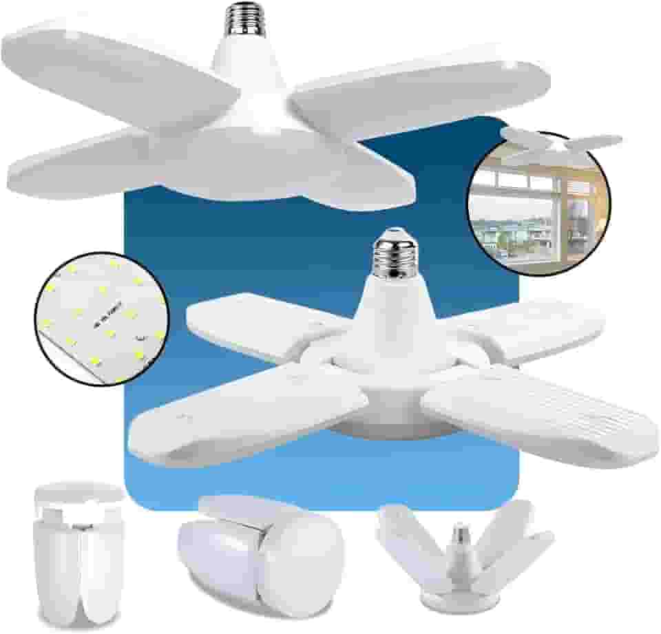 Lâmpada Led Dobrável Ajustável Bivolts Super Potente 80w