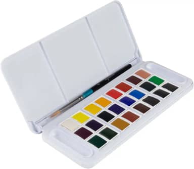 DALER ROWNEY Aquafine Aquarela Pastilha com 24 Cores