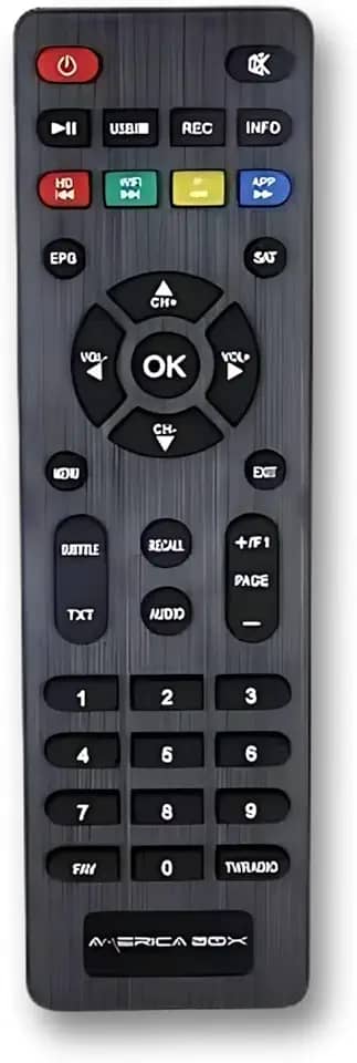 Controle Remoto AmericaBox S305 Plus Novo com NF substitui o modelo Original