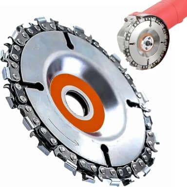 Disco de Corte para Esmerilhadeira, 115mm, 22 Dentes, Corrente Precisa