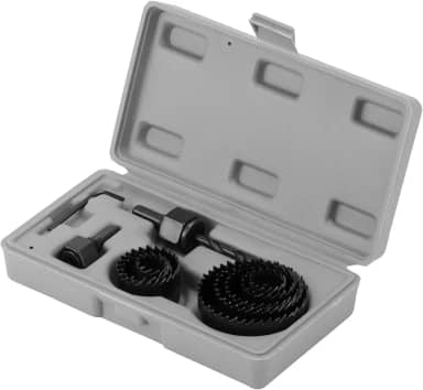 MTX Jogo De Serra Copo Para Madeira 11 Peças 19 A 64 Mm Aço Carbono Broca Central Corte Preciso Estojo Plástico Profissional Carpintaria DIY