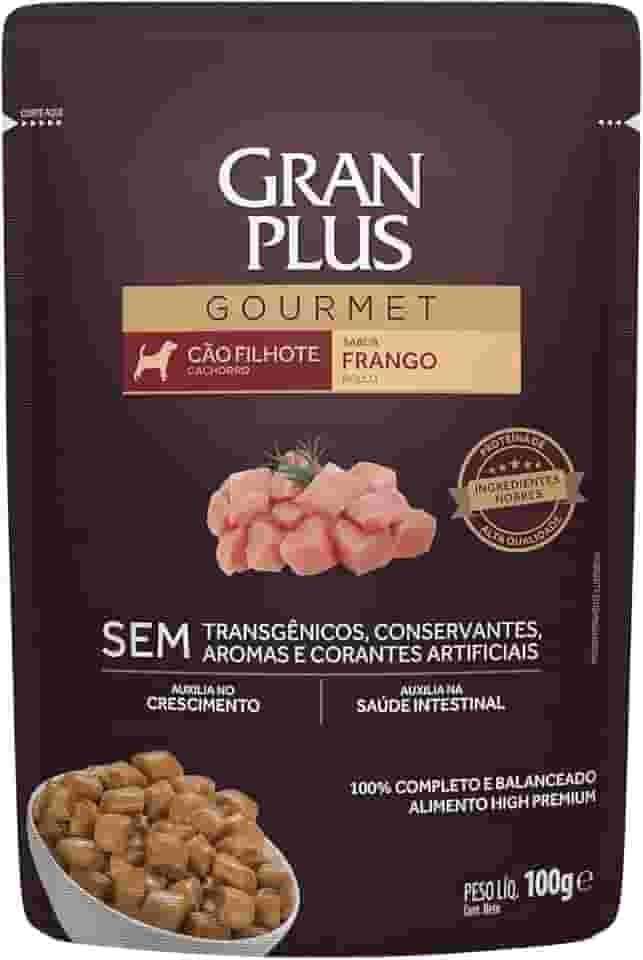 Granplus Ração Úmida Granplus Menu Para Cães Filhotes Sachê Sabor Frango - 100G