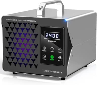 onamor Gerador De Ozônio Digital Onamor, Eliminador Odores 99.000 Mg, Máquina Alta Capacidade Para Remoção Até 740 M², Eliminador, Ozonizador Ionizador Casa, Carro, Fumaça, Quarto Animais Estimação