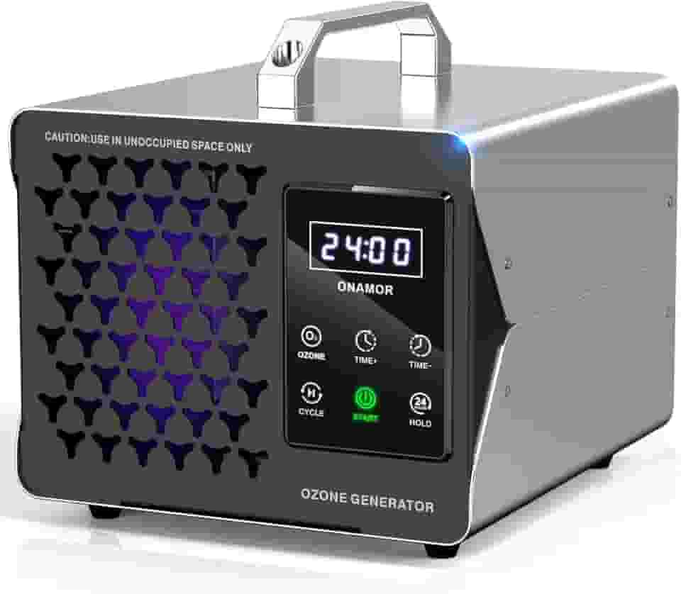 onamor Gerador De Ozônio Digital Onamor, Eliminador Odores 99.000 Mg, Máquina Alta Capacidade Para Remoção Até 740 M², Eliminador, Ozonizador Ionizador Casa, Carro, Fumaça, Quarto Animais Estimação