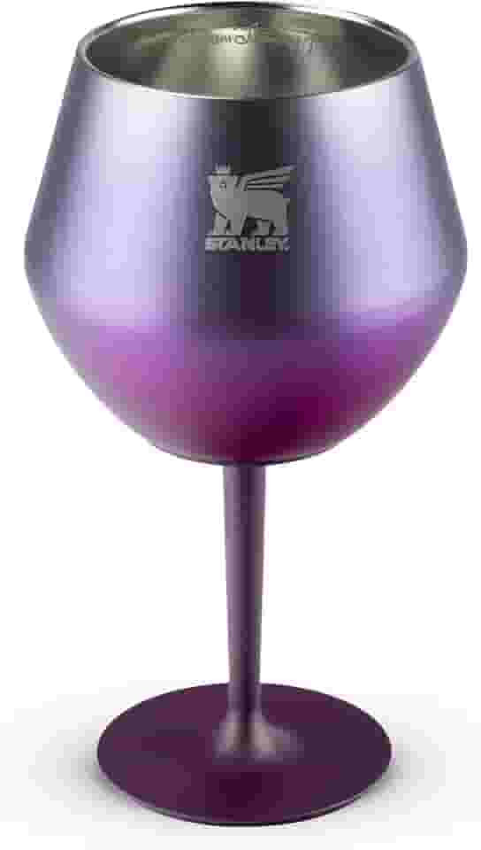 Stanley - Taça Térmica, Copo de cocktail isolado, aço inoxidável isolado a vácuo para bebidas frias, copo de gin ou vinho, 414 ml, Royal Purple Haze