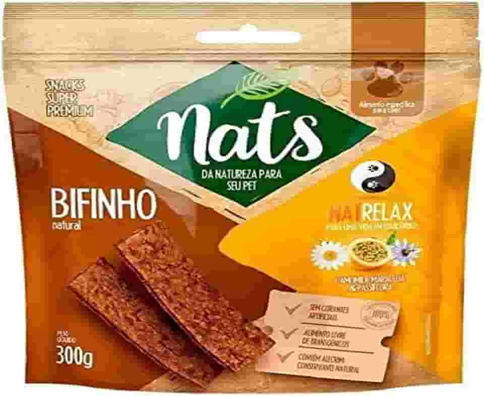 Bifinho Natural Natrelax Nats p/Cães 300g