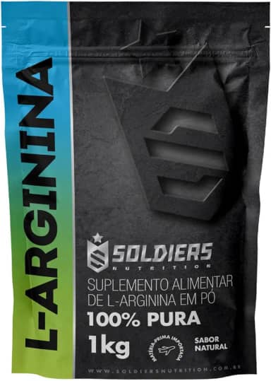 Arginina 1Kg - 100% Pura Importada - Soldiers Nutrition