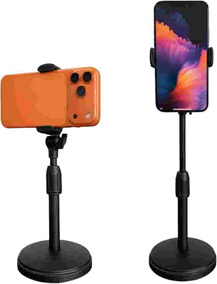 Suporte de Mesa Para Celular 360 graus Ajustável Articulado NO2PROBLEMS Universal Escritório Live Reunião Resistente
