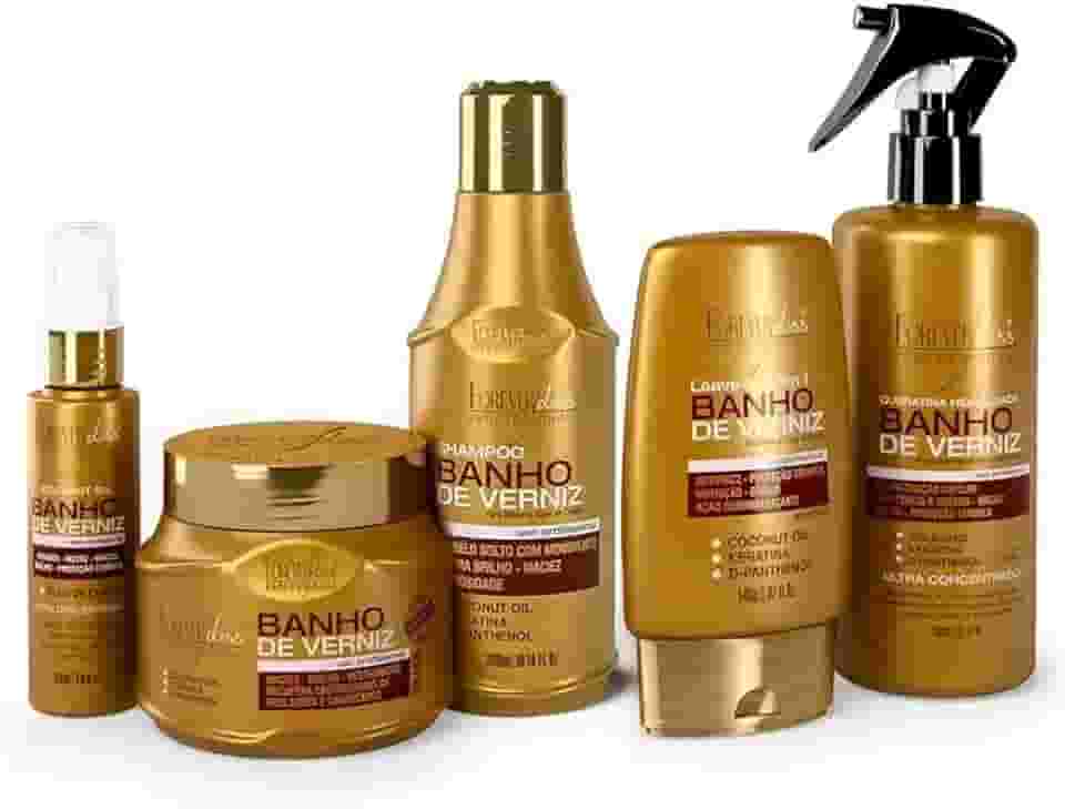 Kit Banho De Verniz Completo Brilho Extremo Forever Liss