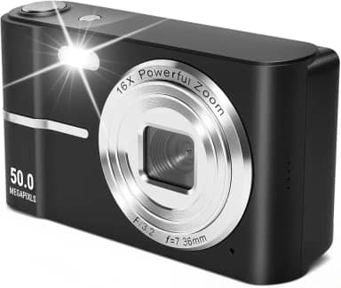 Camera Video 4k Dslr, Camera Fotografica, 11 * 8 * 7cm, Suporta 50 Milhões de Pixels, Zoom de 16x E Gravação Em 4k HD, Câmera Fotográfica