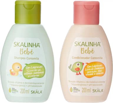 Kit Infantil Skala 200Ml Shampoo+Condicionador Camomila, Skala