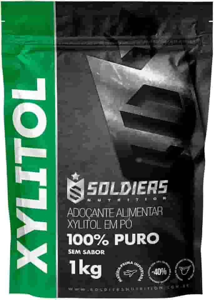 Soldiers Nutrition - Xylitol 1Kg - 100% Puro Importado