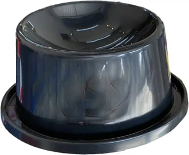 MY PET BRASIL Comedouro Alto Ergonômico e Anti-Formiga para Gatos Adultos - Preto