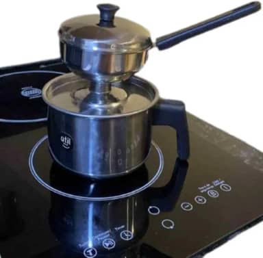 Cuscuzeira porção Individual Cuscuz a vapor Peitinho de moça Paulista para fogão elétrico por Indução e a gás Nordestina-UTILEVA