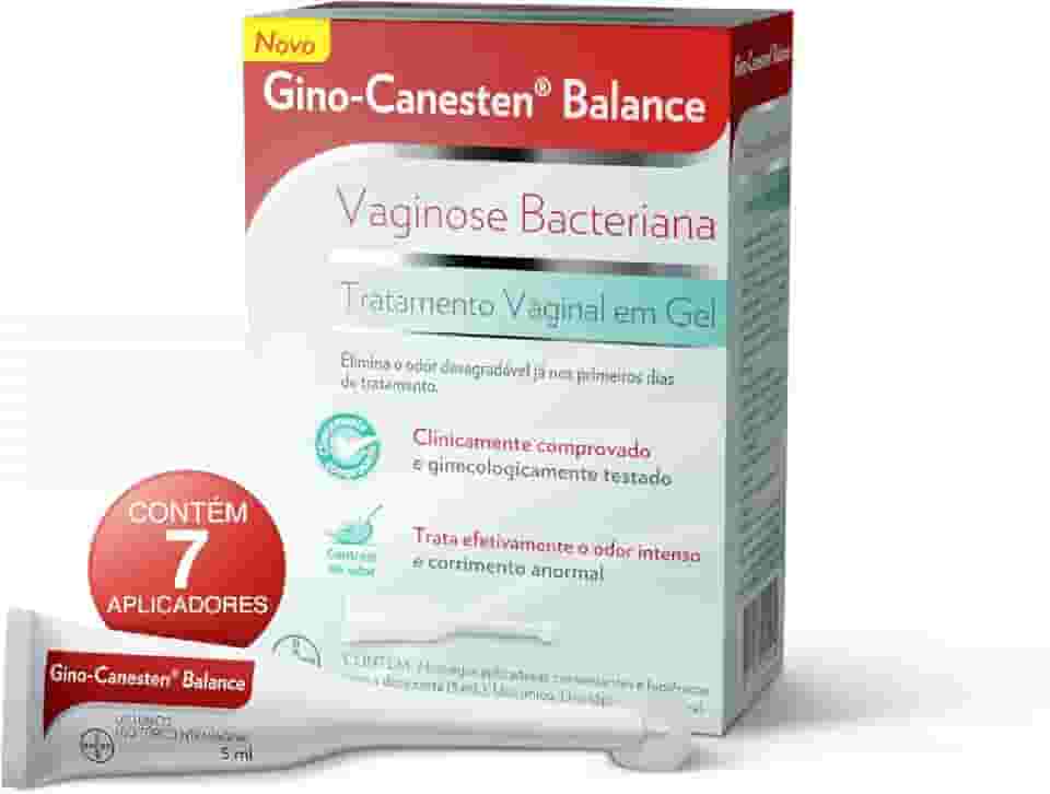 GINO-CANESTEN Balance em Gel, Tratamento para Condições Íntimas, Clinicamente Comprovado, 7 Aplicadores de 5ml