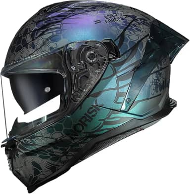 Capacete Moto Norisk Strada 2 Cobra Spoiler Fechado Moto