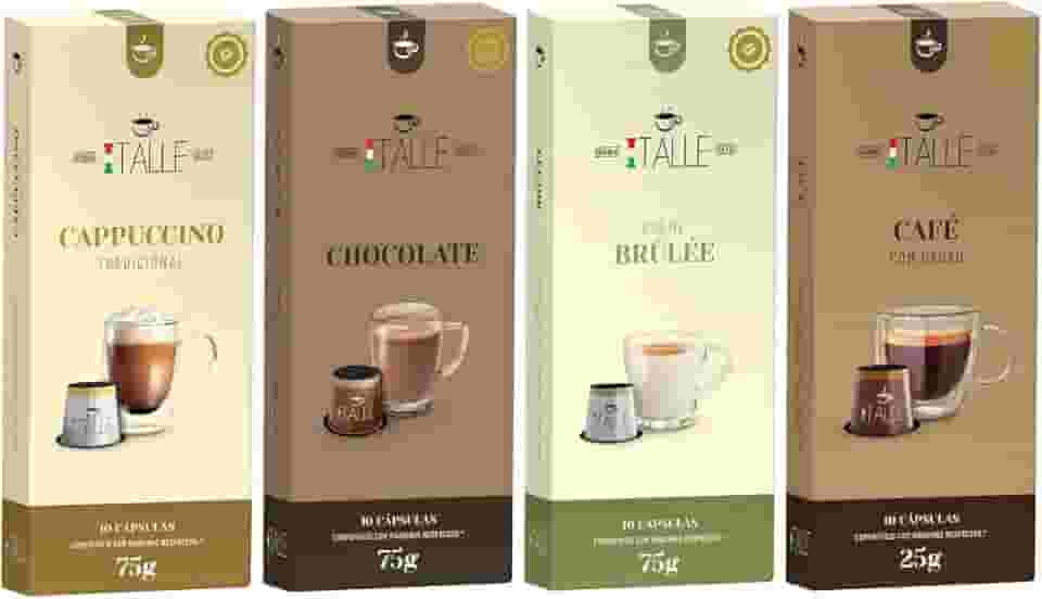 Cápsulas Compativeis Nespresso Napoli Milão Roma Turim Veneza 50 Unid