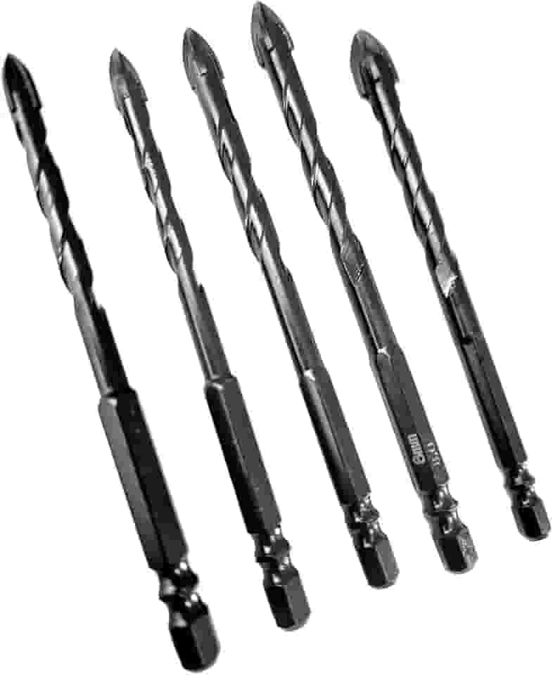 Jogo Broca Perfuração Universal para furar Madeira Concreto Aço vidro