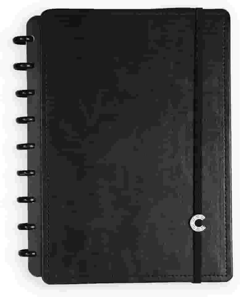 Caderno Inteligente, Médio, Black, 190x255mm, 80 Folhas