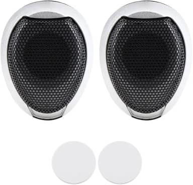 2 alto-falantes 1000 W mini domo tweeter alto-falante 12 V alto-falante de som automático para sistema de áudio de carro, tweeters de 93dB para áudio do carro, alto-falante automotivo tweeter