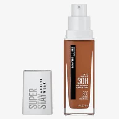 Maybelline NY Base Alta Cobertura Super Stay Active Wear Resistente ao Suor Alta Duração até 30h na Pele, Cor 355 Coconut, 30ml