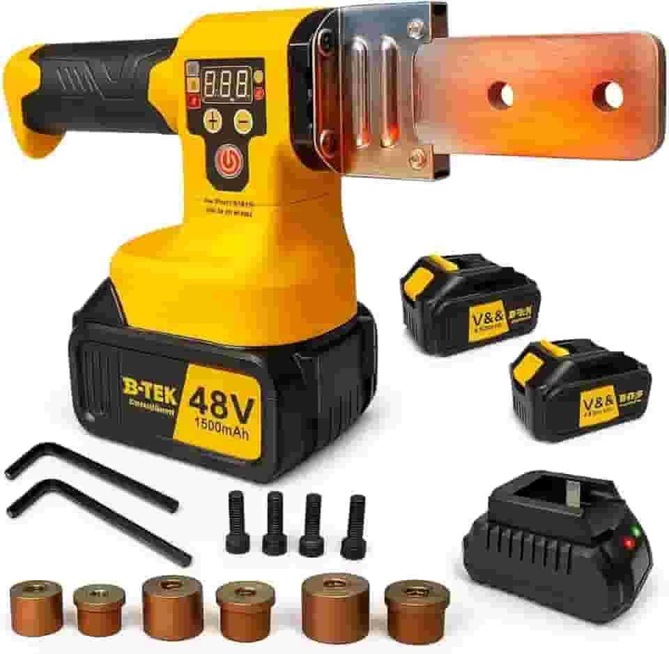 Termofusora Portátil a Bateria para Tubos PPR | Aquecimento Rápido Até 320°C | Leve, Sem Fio e Eficiente | Ideal para Instalações Hidráulicas com Mobilidade Total