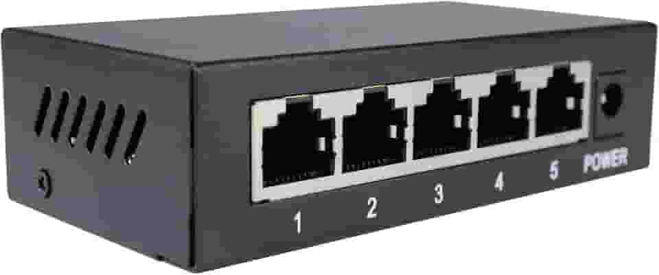 Haiz Switch De Mesa 5 Portas Rede Gigabit RJ45 HZ-1005G