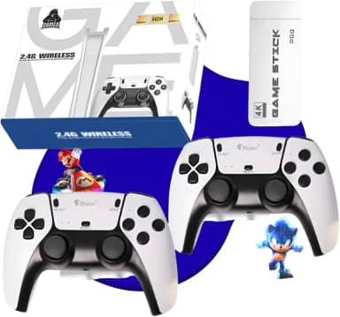 Vídeo Game Stick M15 Plus 4k 64gb Hdmi Com 2 Controles Sem Fio Com 30 mil Jogos