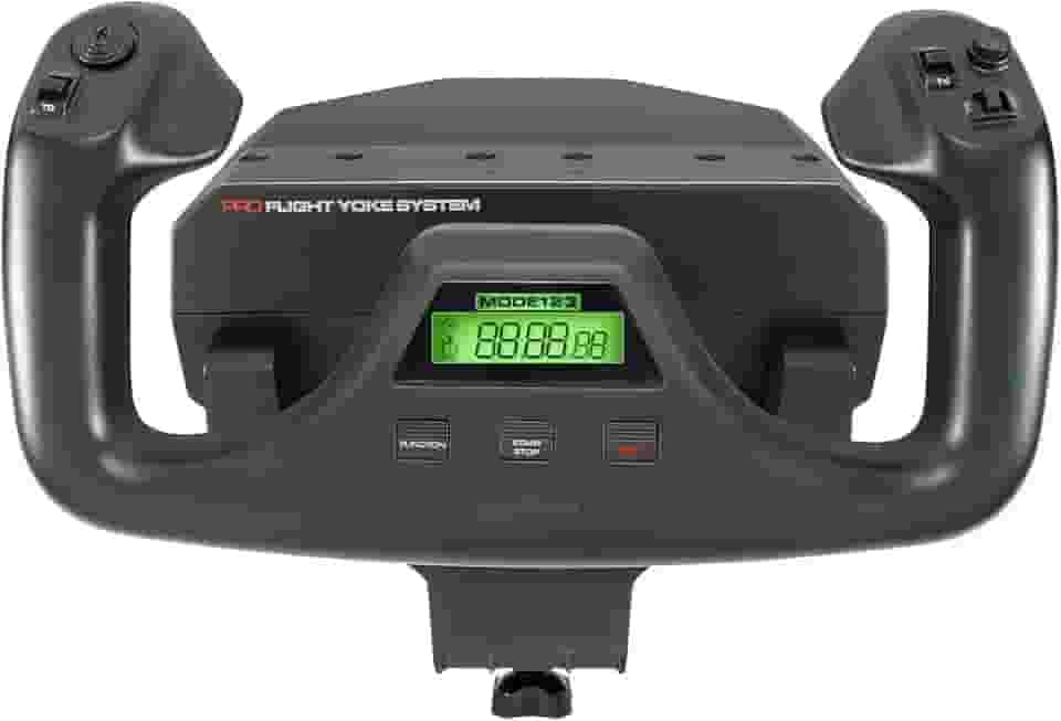 Simulação Profissional de Quadrante com Manche e Acelerador FLIGHT YOKE SYSTEM