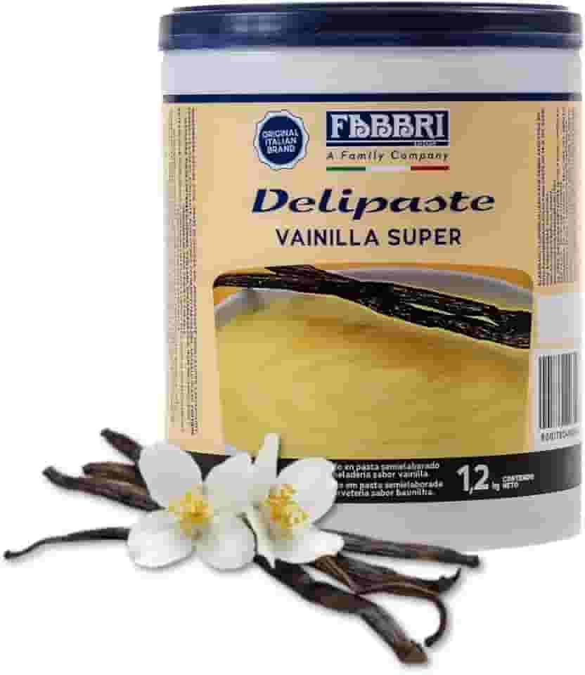 Pasta Delipaste Sabor Baunilha 1,2kg Fabbri