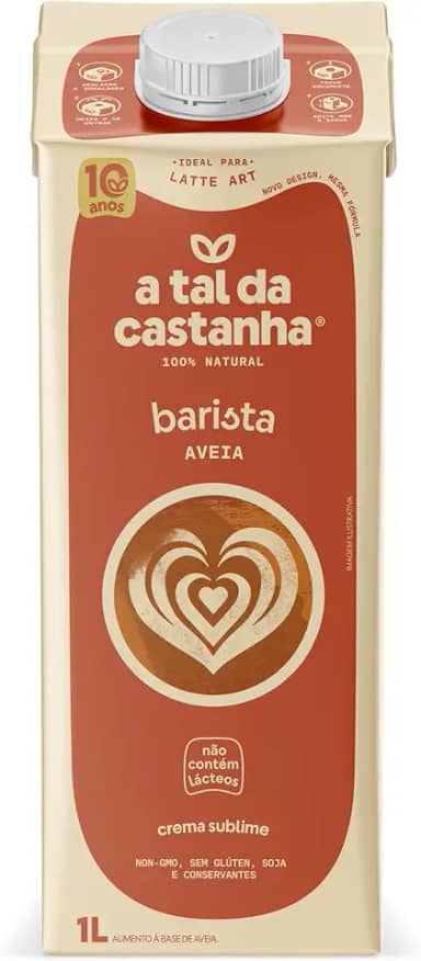 Bebida Vegetal de Aveia A Tal da Castanha Barista 1l