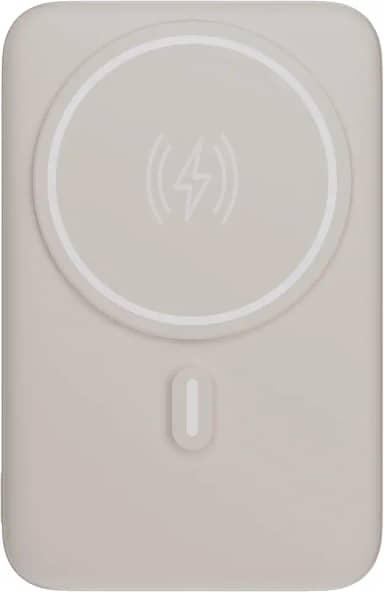 Geonav Power Bank, Carregador Portátil Universal por Indução 10.000mAh, Carregamento rápido*, Suporte Dobrável, Compatível com MagSafe® PB10MAGOW Off White