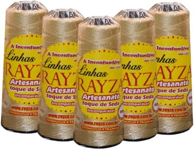 Linhas para crochê Rayza Artesanato Grossa tex 288 - Cor 060 - Rafia