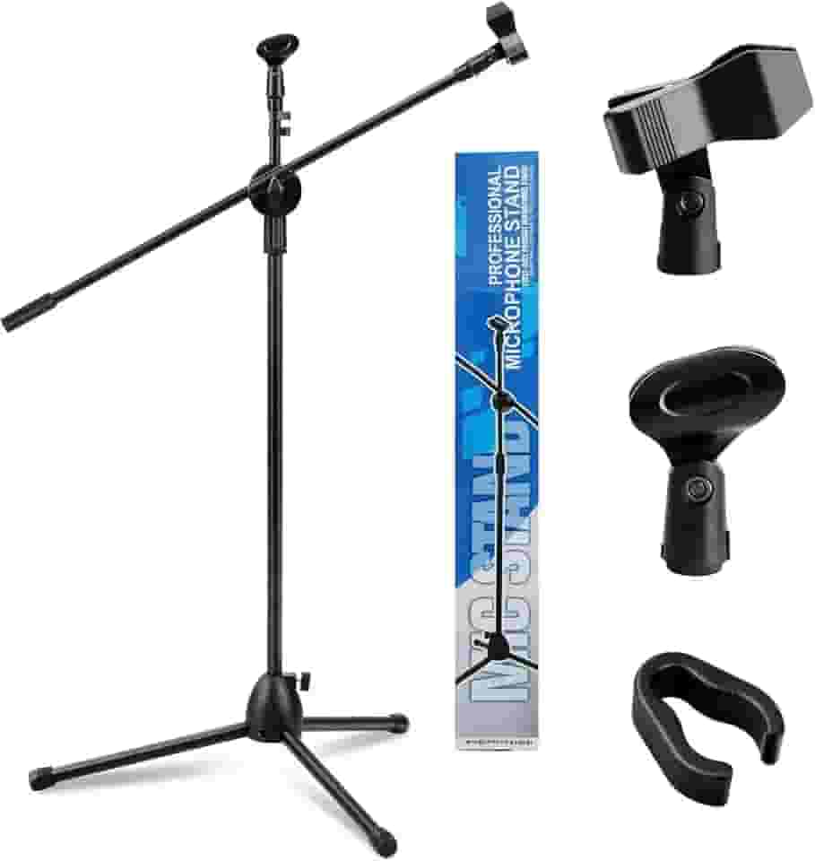 Pedestal de microfone Sonata YD103 Girafa e reto 2 cachimbo