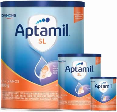 3 Latas - Fórmula Infantil em pó SL 800gr - Sem lactose
