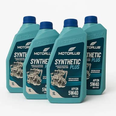 Kit 4l Oleo 5w40 Api Sn Sintético Plus