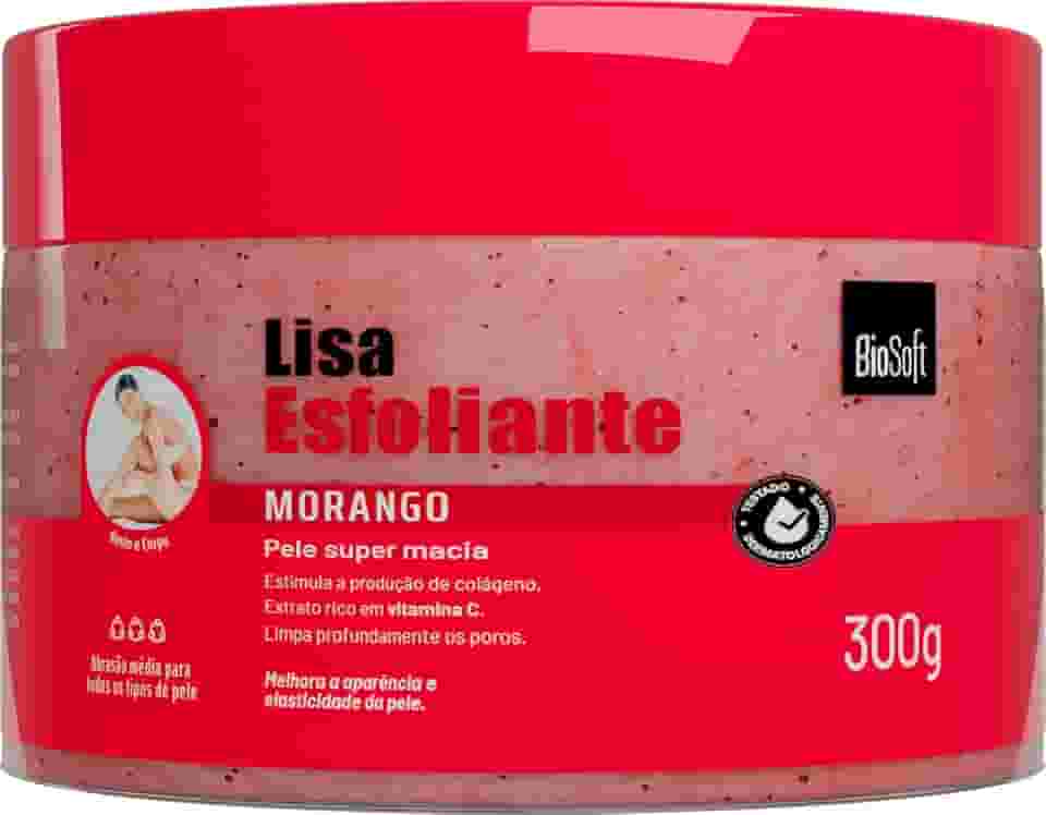 Soft Hair - Esfoliante Corporal Soft Hair Biosoft Lisa 300G Morango
