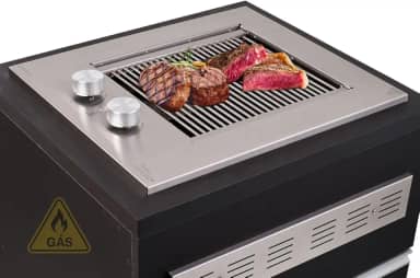 Churrasqueira Grill a Gás Cooktop de Embutir Diamond Premium Gás Natural Titan