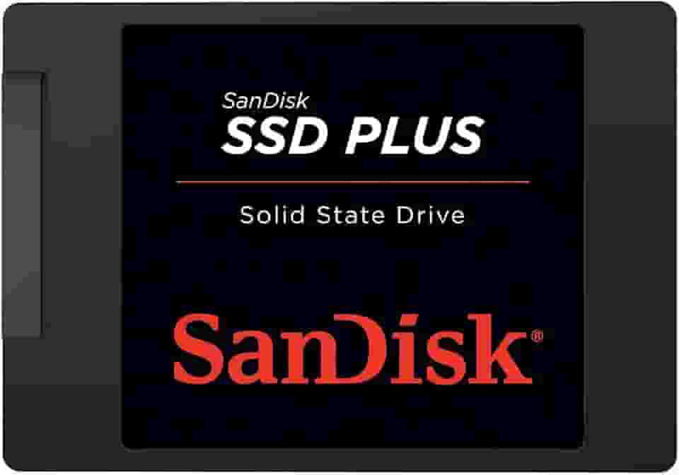 SANDISK Unidade de estado sólido interna SSD Plus de 1 TB - SATA III 6 Gb/s, 7 mm, velocidades de leitura/gravação de até 545 MB/s / 515 MB/s - SDSSDA-1T00-G28