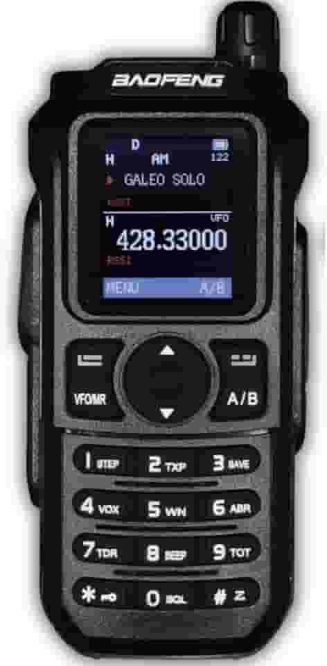 Rádio Baofeng UV-21M Black Air Band/Tri Band / 5W