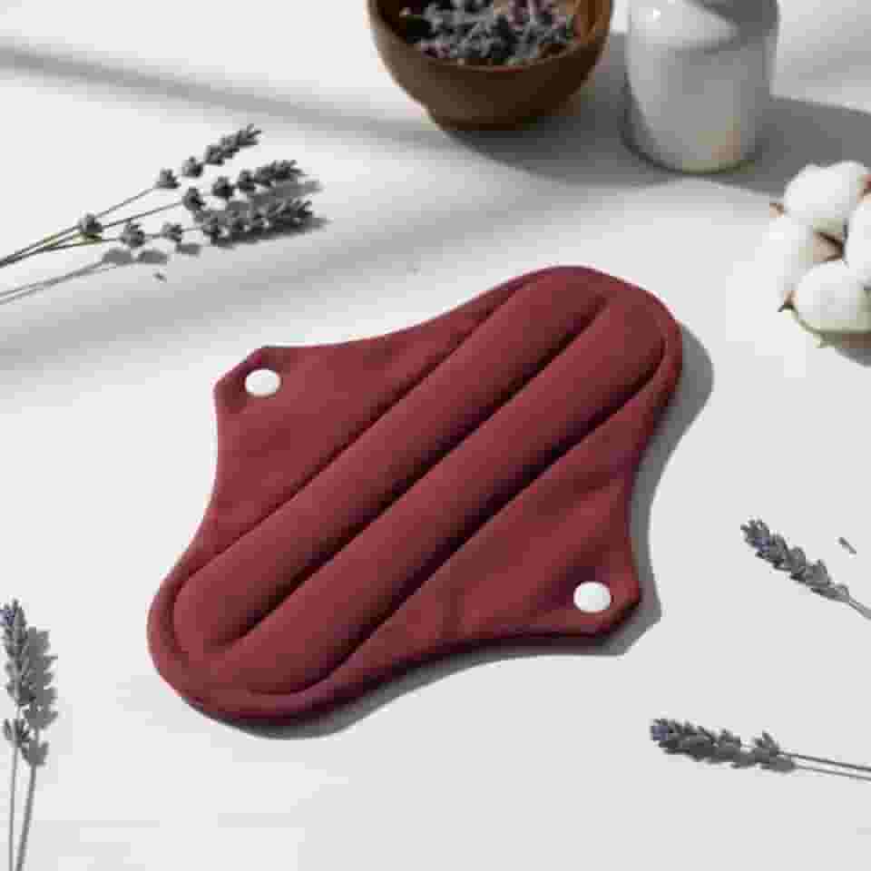 Absorvente Menstrual de Pano Lavável e Reutilizável, Tamanhos para Fluxo Mini, Normal e Intenso (Normal)